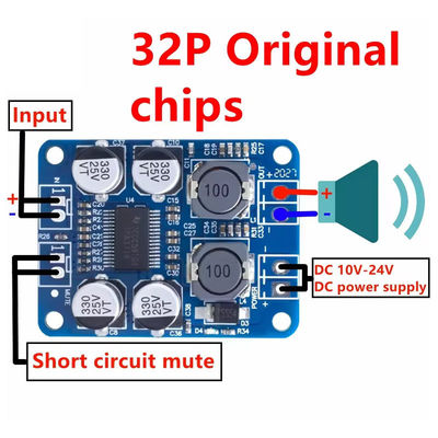 CA-3118 DC12-24V Amplificatore audio moduloTPA3118 1*60W AMP
