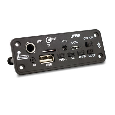 2X3W BT 5.0 Card Style Decoder Board per Audio FM Radio E-Book Reading e Screen Easy