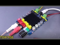 Dual Channel Audio Board 2X100W Amplificatore domestico per ricevitori e amplificatori DC14-34V classe D TDA7498