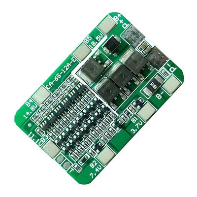 CA-6S-12A-E 24V PCB BMS Protection Board per 6 pacchetti 18650 Li Ion Lithium Battery Module