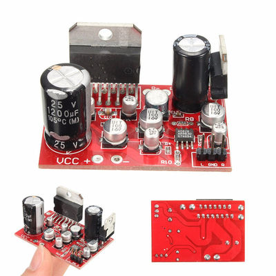 Compatta scheda amplificatore da 50 mm*33 mm con potenza di uscita 38W+38W e alimentazione DC9-17.5V