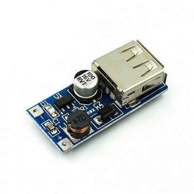Batteria a cella singola Modulo di alimentazione 5V 600MA Caricabatterie DC-DC Boost Converter