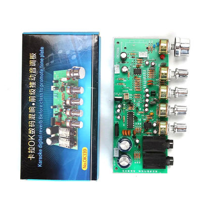 Tavola amplificatore a basso rumore serie OK339 con riverbero per preamplificatore a potenza doppia AC12-15v