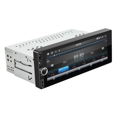 Single Din 6.86 Inch CarPlay/Android Auto Car Radio con Touch Screen LCD Connessione USB Posizionamento Dashboard