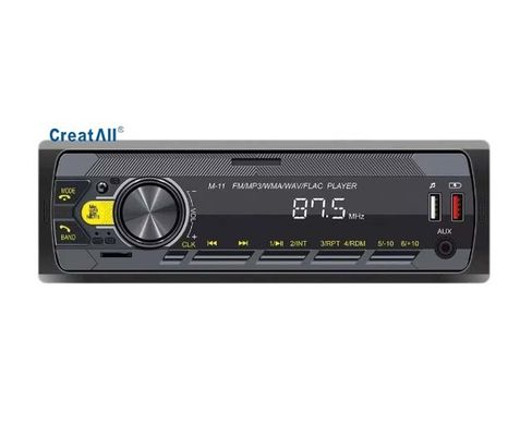 Creatall 12V Car MP3 Player con BT Wireless Radio FM a mani libere Luci colorate Sistema audio Modifica Nuovo e migliorato