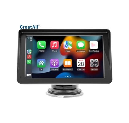 Creatall 7-Inch Portable Car Navigation Reverse Rear View Wireless per Bluetooth MP5 HD Connessione USB CarPlay transfrontaliero