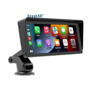 Creatall Lettore MP5 per auto portatile da 10,26 pollici per telecamera retrovisiva HD BT Trasmettitore FM Wireless CarPlay Cruscotto