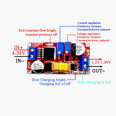 Grande batteria al litio corrente degli azionamenti di 5A Constant Current Constant Voltage LED che carica modulo XL4015
