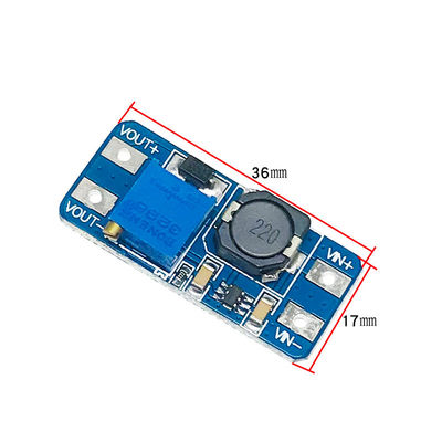 IL CC-CC di MT3608 2A che aumenta tensione del bordo di tensione l'ampia ha introdotto il modulo di potere regolabile di 2/24V Lto 5/9/12/28V