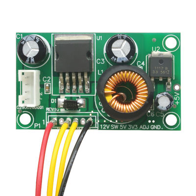 CA-1233 12V a 5V al modulo LCD di conversione di tensione della scheda di alimentazione 3.3V con il CC-CC del cavo abbandonano il modulo