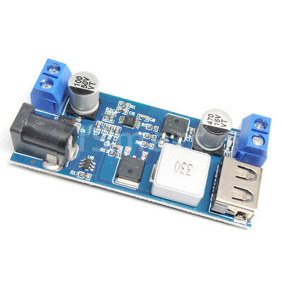 Alimentazione elettrica scendere di CC 24V 12V 5V 5A Buck Converter USB