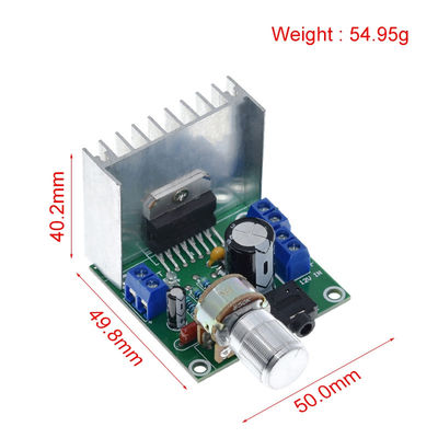 TDA7297 Modulo audio amplificatore 15W+15W doppio canale con ingresso di corrente 8-18V DC per altoparlante da libreria