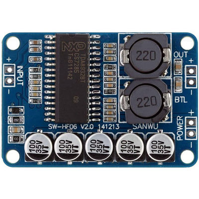 TDA8932 Modulo amplificatore di potenza digitale da 35 W con alta efficienza e impedenza degli altoparlanti da 4/6/8 Ohm