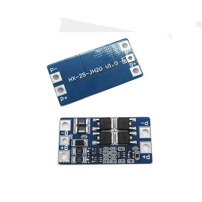 moduli di alimentazione del bordo di 10A 8.4V 18650 2s Bms 46,7 * 23 * 3.15mm