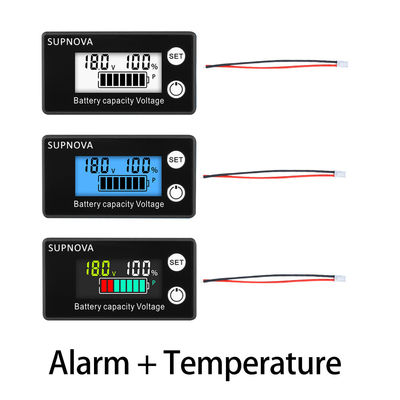 Calibro acido al piombo 12V-84V di volt del motociclo del voltometro dell'amperometro di Digital