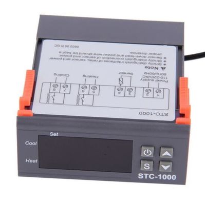 STC-1000 AC 110V-220V Sistema di monitoraggio del termostato del regolatore di temperatura dell'umidità digitale