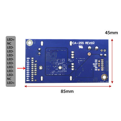 CA-255 LED Backlight Driver Board PWM Regolazione della larghezza dell'impulso 10.8-28v