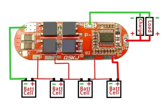 Convertitore di carico di CC di CC del bordo del PCM 4S 20A Bms del PWB di Creatall