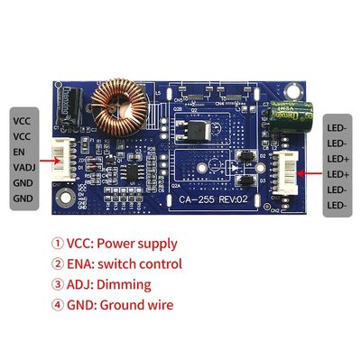 CA-255 LED Backlight Driver Board PWM Regolazione della larghezza dell'impulso 10.8-28v
