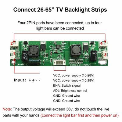 Driver Board Constant Current Led Driver Board della lampadina di CA-266s LED 32-65»