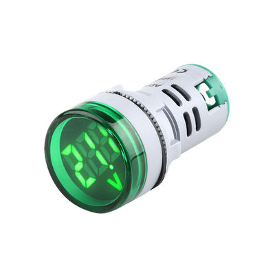 pilota Lamp Light Display dell'indicatore del tester del tester di tensione di CC 6-100V di 22mm Mini Digital Voltmeter