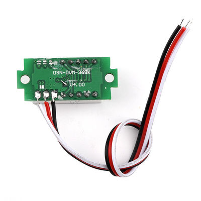 CC 0-100V 0,36" quadro comandi del LED del cavo del voltometro 3 dell'amperometro di Digital