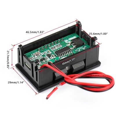 0,56" metro 12V 24V 36V 48V 60V 72V di capacità della batteria al litio del LED