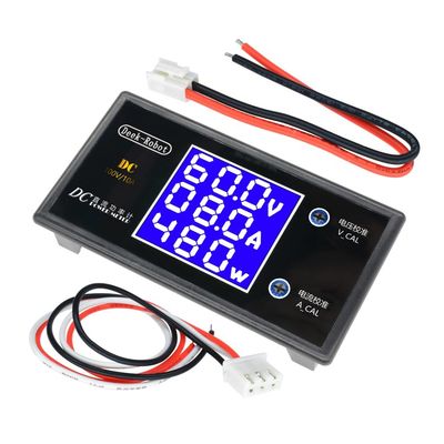 CC LCD 0-100V 10A 1000W dell'amperometro del voltometro del wattometro di Digital