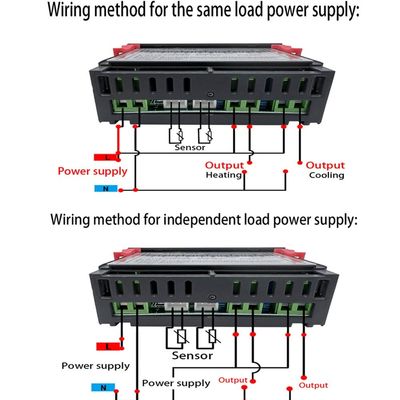 Regolatore Two Relay Output del termometro di STC-3008 Digital con la sonda 12V 24V 220V