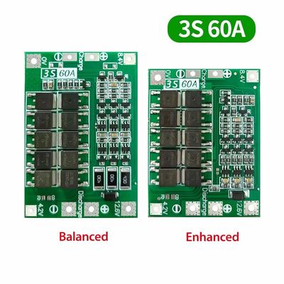 3S 4S 25A 40A 60A BMS Batterie di protezione della scheda di carica delle batterie Li-ion