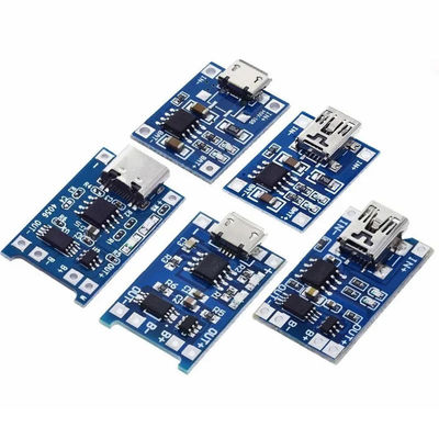 Tipo C/Micro USB 5V 1A 18650 TP4056 Modulo di ricarica della batteria al litio Con doppia funzione di protezione 1A Li-I