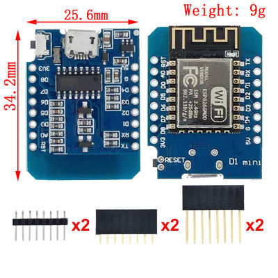 Basato su ESP8266 CH340G Nodemcu V2 Mini Pro V3.0 NodeMcu 4MB/16MB Bytes Lua WIFI Internet Of Things Development Board