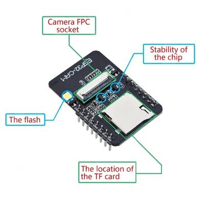 ESP32 ESP32-S Wifi BT Development Board con modulo fotocamera OV2640 ESP32-CAM