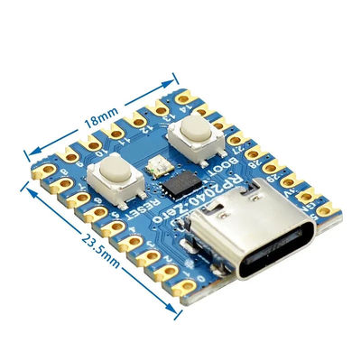 RP2040-Zero per Raspberry Pi Microcontrollore PICO Development Board Modulo Dual-core Cortex M0+ Processore 2MB Flash