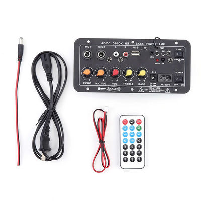D10 12V 24V Subwoofer Amplificatore di potenza digitale Board Audio wireless Stereo BT 5.0 Dual Microphone Karaoke Amp Speaker Acc