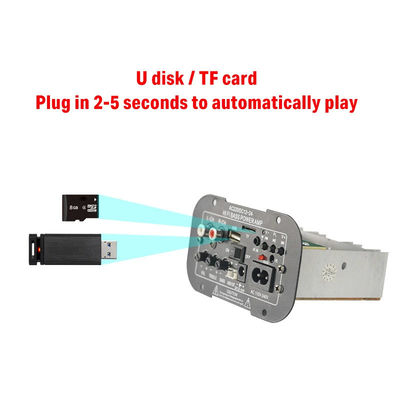 Scheda amplificatore di potenza radio FM Bluetooth 5.0 con potenza 100 W per audio domestico e per auto