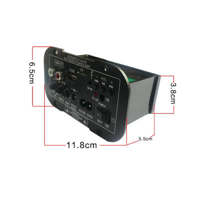Scheda amplificatore di potenza radio FM Bluetooth 5.0 con potenza 100 W per audio domestico e per auto