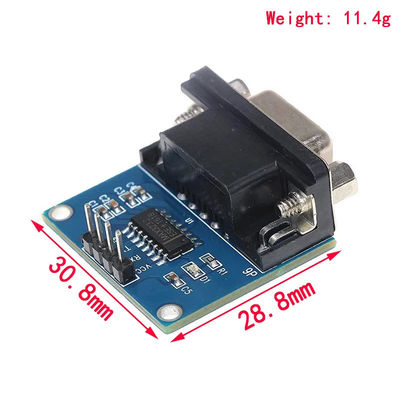 5.5V MAX3232 MAX232 Modulo RS232 a TTL Convertitore di porte seriali DB9 connettore