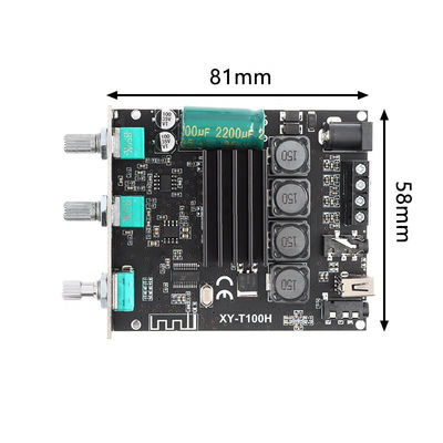 XY-T100H Scheda amplificatore audio Bluetooth 5.0 100WX2 con controllo Sinilink-APP e alimentazione digitale stereo TPA3116D2