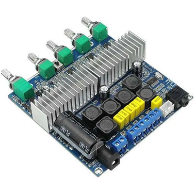 2.1 Tavola amplificatore per subwoofer a canale con uscita bass da 100 W e Bluetooth 5.0 TPA3116D2 Audio Stereo Equalizer