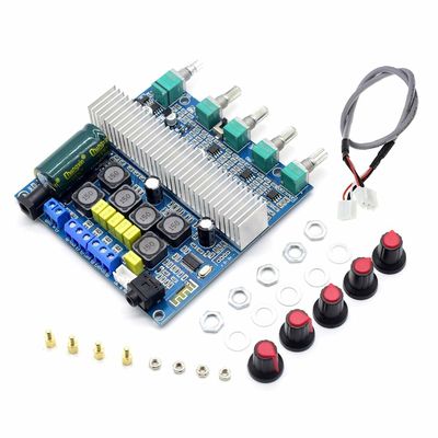 2.1 Amplificatore HiFi Bluetooth 5.0 Audio Board con uscita 2*50W+100W e alimentazione DC12~24V