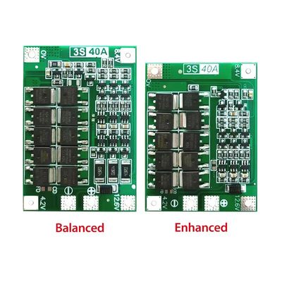 CA-3S-40A Caricabatterie al litio Li-ion Lipo Cell Module PCB BMS Board Protezione per motore di trivellazione 12.6V con equilibrio