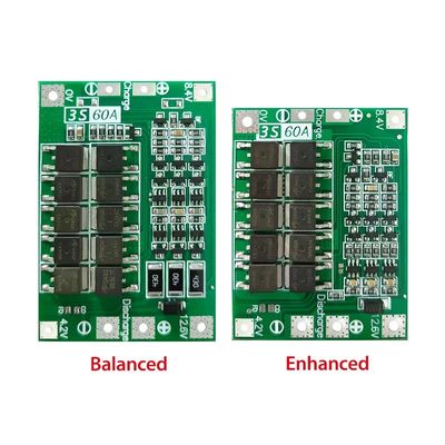CA-3S-60A Caricabatterie Li-Ion Lithium Lipo Cell Module PCB BMS Board Protezione per motore di trivellazione 12.6V con equilibrio