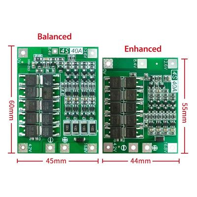 CA-4S-40A Caricabatterie Li-Ion Lipo Cell Module PCB BMS Protection Board per motore di trivellazione 12.6V con equilibrio