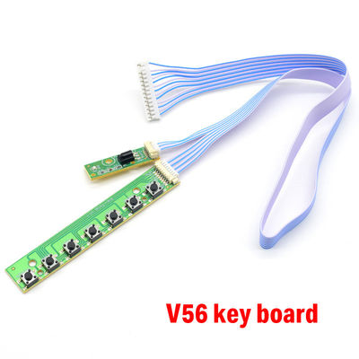 7K V59 V56 Universale 7 tasti Tastiera per TV LCD Tastiera di accordo con IR
