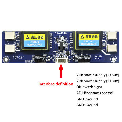 CA-4029 4 Lampade Inverter Board LED Backlight Driver Board 15-22 pollici Per PC Monitor AVT4029