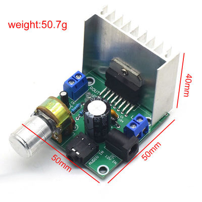 CA-7297 Modulo amplificatore digitale Scheda amplificatore audio a doppio canale 15W+15W con chip TDA7297 per kit fai da te DC 12-24V