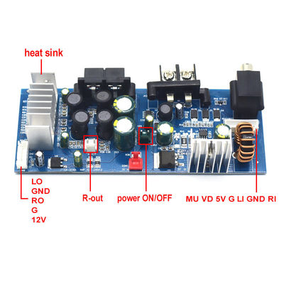 CA-3116A Digital Subwoofer Amplifier Board con TPA3116 Chip 2*50W 8-24V Amplifier Module