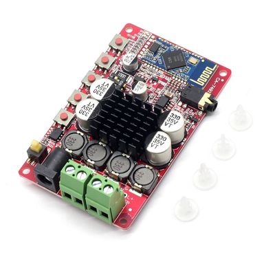 CA-7492B Modulo di amplificatore BT di potenza digitale con CSR5.0 Bluetooth 2*50W di uscita e 8-24V di potenza continua