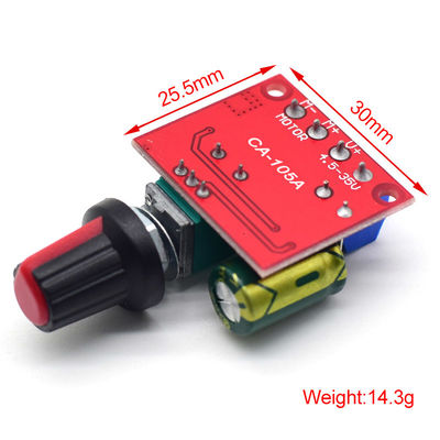 CA-105A Mini modulo regolatore di velocità motore CC 5A Max 90W 3V-35V